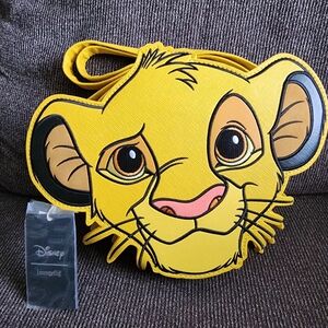 Loungefly x The Lion King Simba Die-Cut Face Crossbody Bag